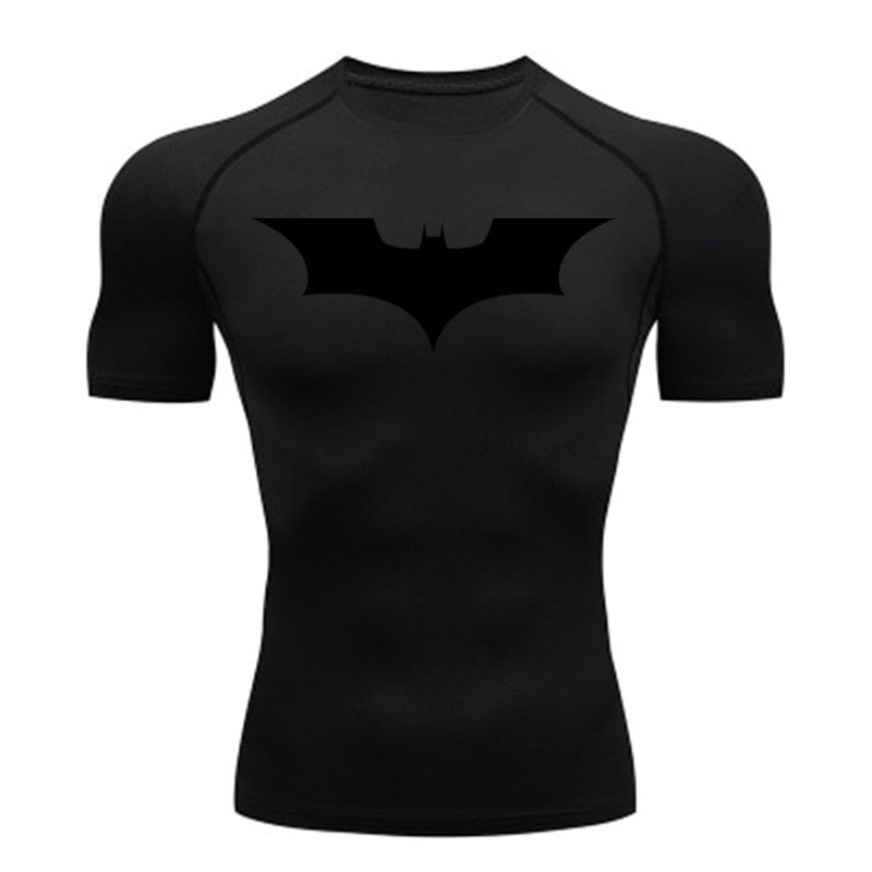 Men's Compression Short Sleeve Sports T-Shirt for Running