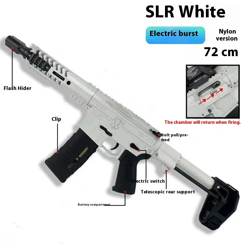 Full-Automatic Battery-Powered Nylon SLR Toy Gun