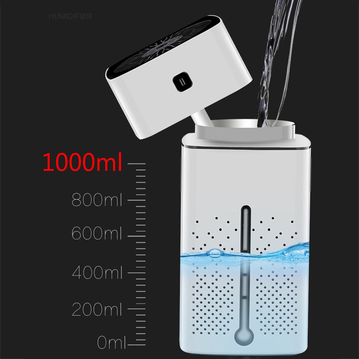 Home Mini Humidifier and Air Purifier for Bedrooms