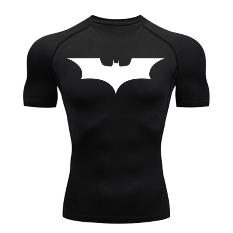 Men's Compression Short Sleeve Sports T-Shirt for Running