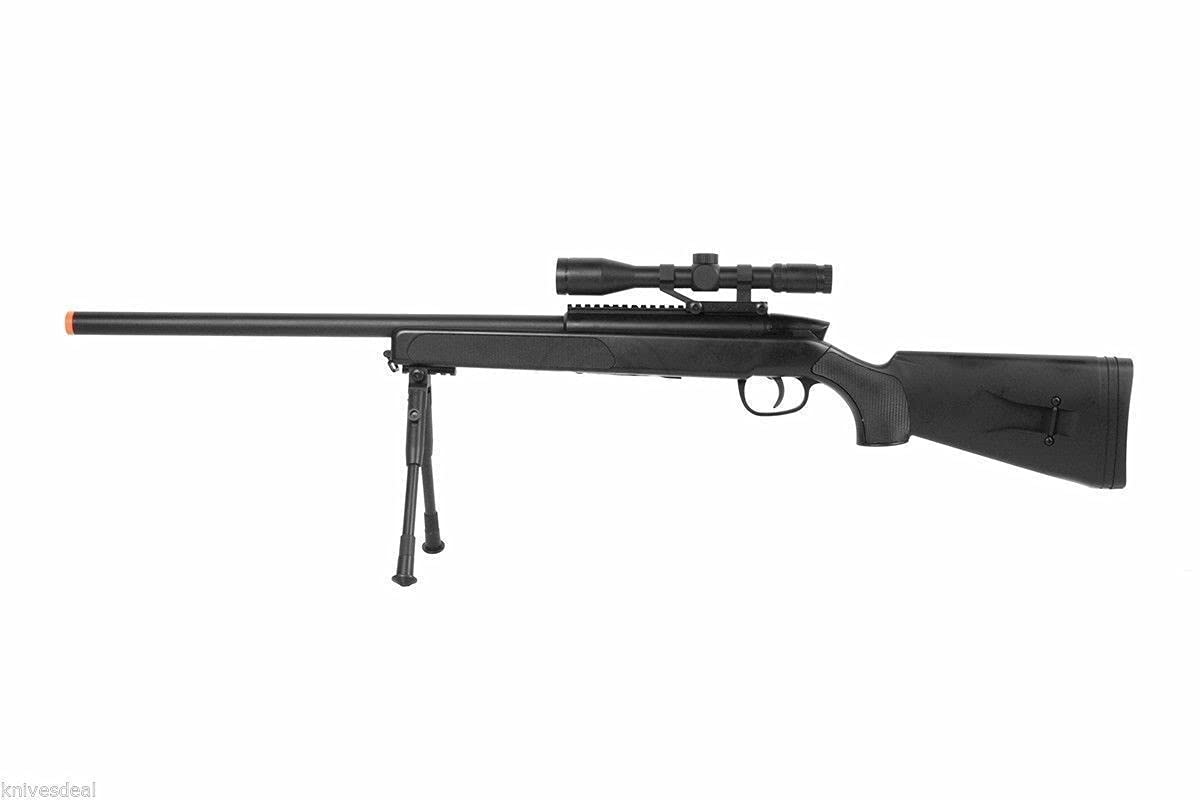 CYMA zm51 Spring Airsoft Gun Sniper Rifle fps-400 w/bipod Scope(Airsoft Gun)