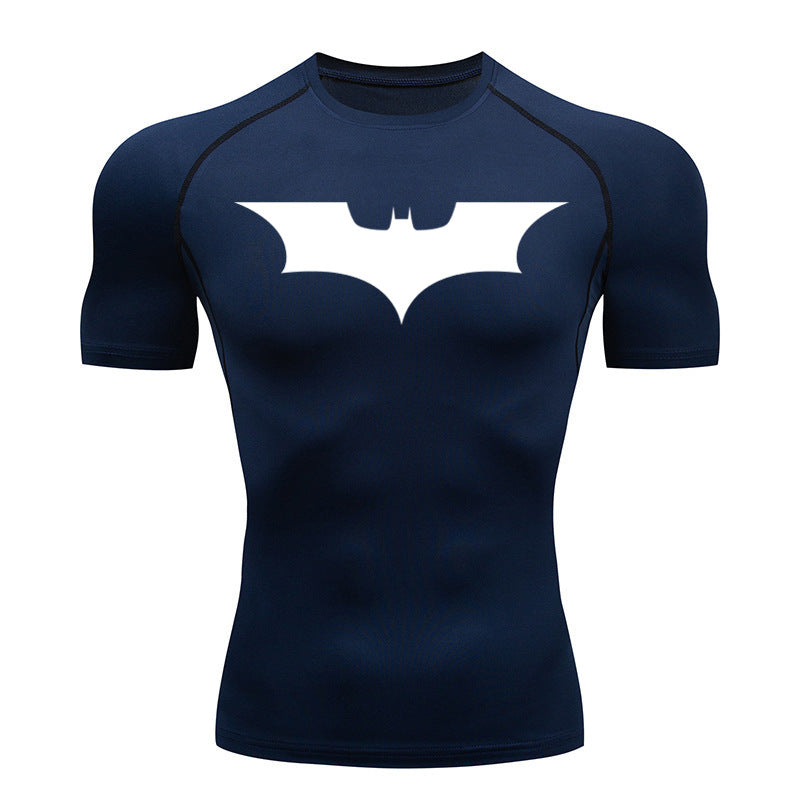 Men's Compression Short Sleeve Sports T-Shirt for Running