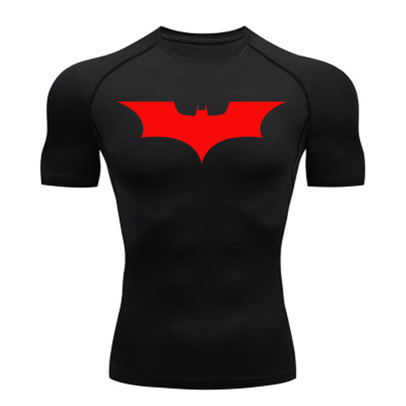 Men's Compression Short Sleeve Sports T-Shirt for Running