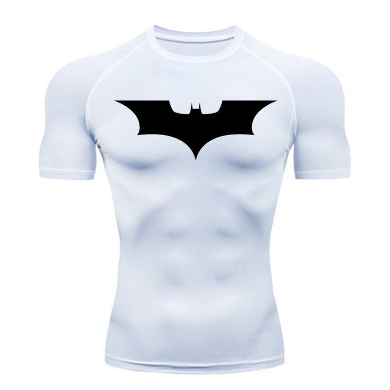 Men's Compression Short Sleeve Sports T-Shirt for Running