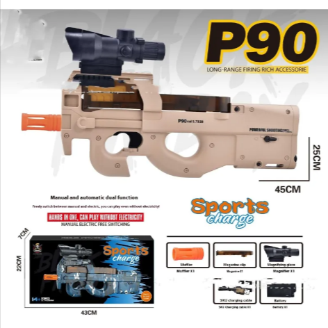 P90 Electric Crystal Bullet Toy Gun