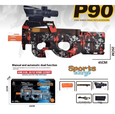 P90 Electric Crystal Bullet Toy Gun